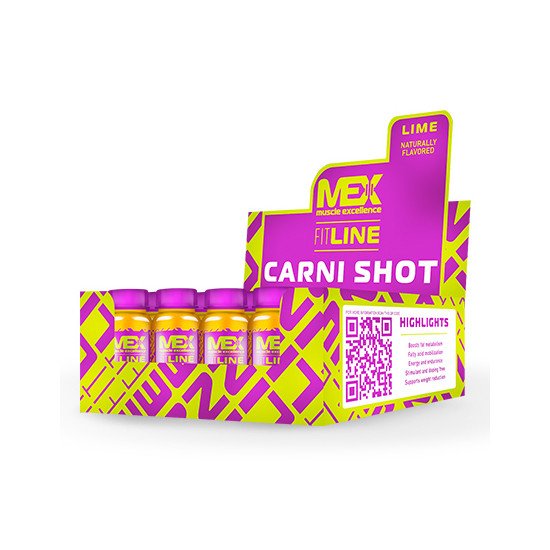 MEX Nutrition Л-карнитин MEX Nutrition Carni Shot (20 шт.) lime мекс, , 20 