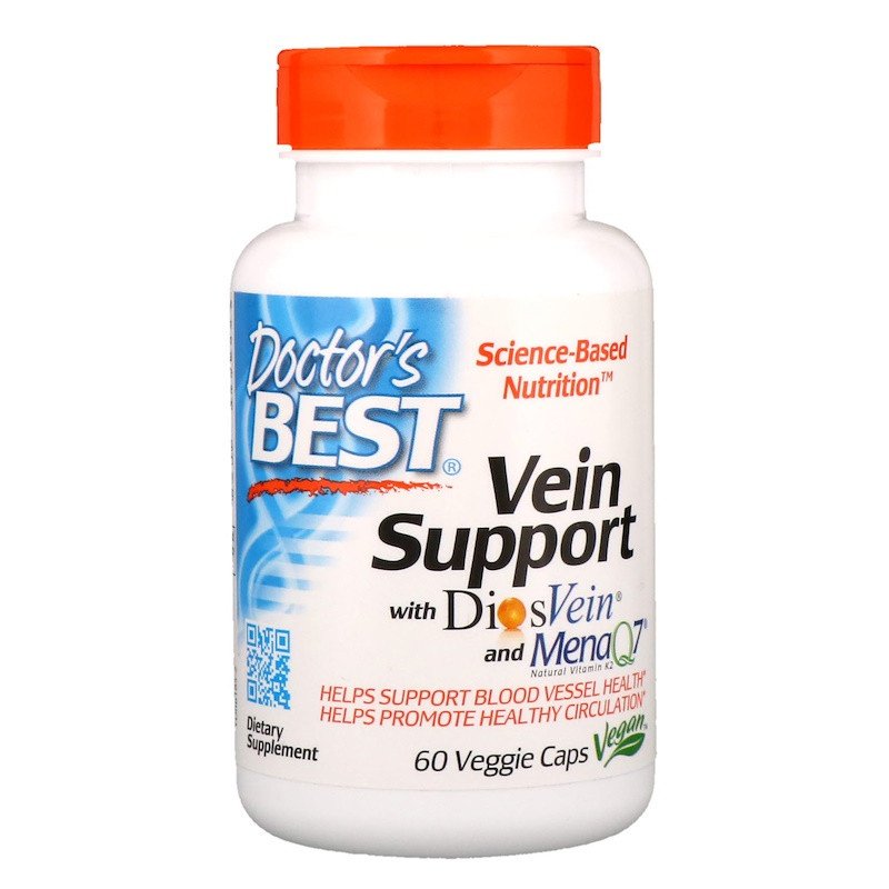 Doctor's Best Vein Support with DiosVein and MenaQ7 60 Caps,  ml, Doctor's BEST. Special supplements. 