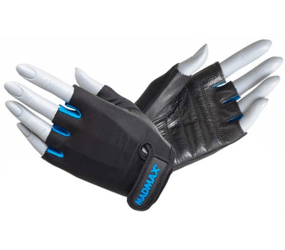 MM RAINBOW MFG 251 (XS) - черный/голубой,  мл, MadMax. Перчатки для фитнеса. 