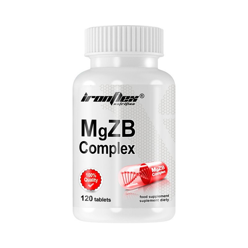 IronFlex Стимулятор тестостерона IronFlex MgZB, 120 таблеток, , 