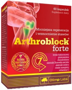 Arthroblock Forte, 60 шт, Olimp Labs. Глюкозамин. Поддержание здоровья Укрепление суставов и связок 