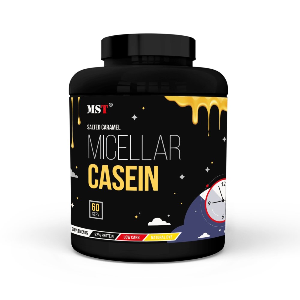 Протеин MST Micellar Casein, 1.8 кг Соленая карамель,  мл, MST Nutrition. Протеин. Набор массы Восстановление Антикатаболические свойства 