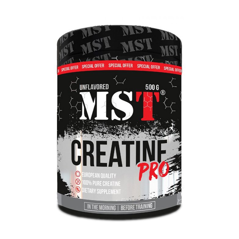 Креатин MST Creatine PRO, 500 грамм,  мл, MST Nutrition. Креатин. Набор массы Энергия и выносливость Увеличение силы 