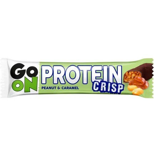Батончик GoOn Protein Crisp Bar, 50 грамм Карамель-арахис,  ml, Go On Nutrition. Bar. 