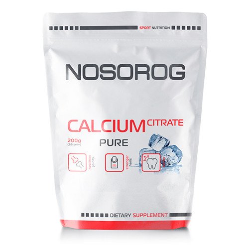 Кальций цитрат Nosorog Calcium Citrate (200 г) носорог,  мл, Nosorog. Кальций Ca. 