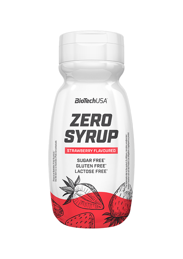 Низкокалорийный сироп без сахара BioTech Zero Syrup (320 мл) Клубника,  мл, BioTech. Заменитель питания. 