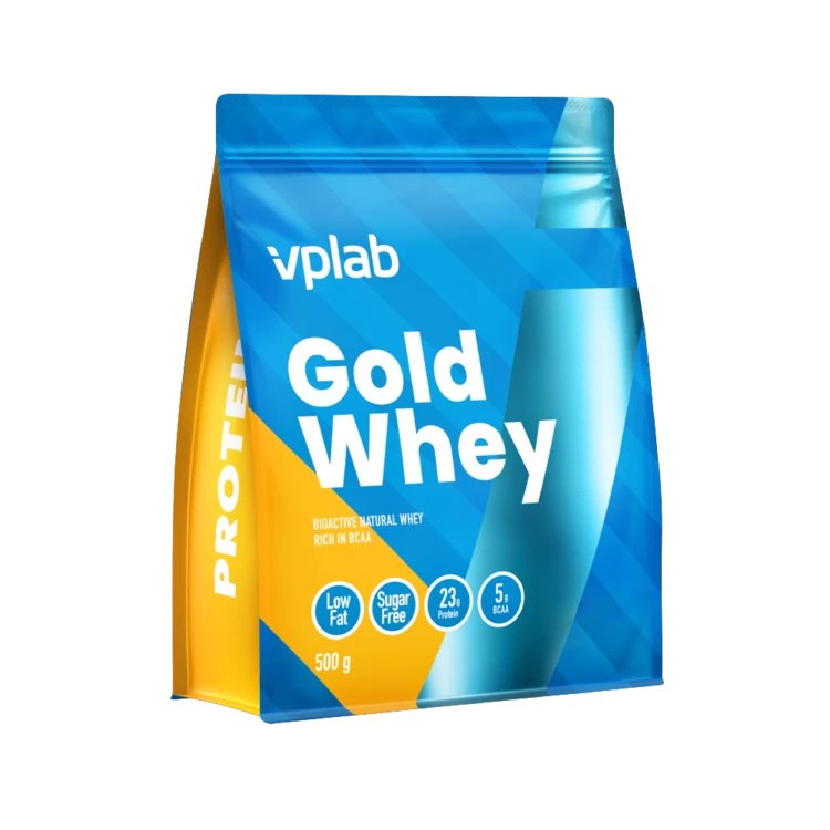 Протеин VPLab Gold Whey, 500 грамм Ваниль,  ml, VP Lab. Protein. Mass Gain recovery Anti-catabolic properties 