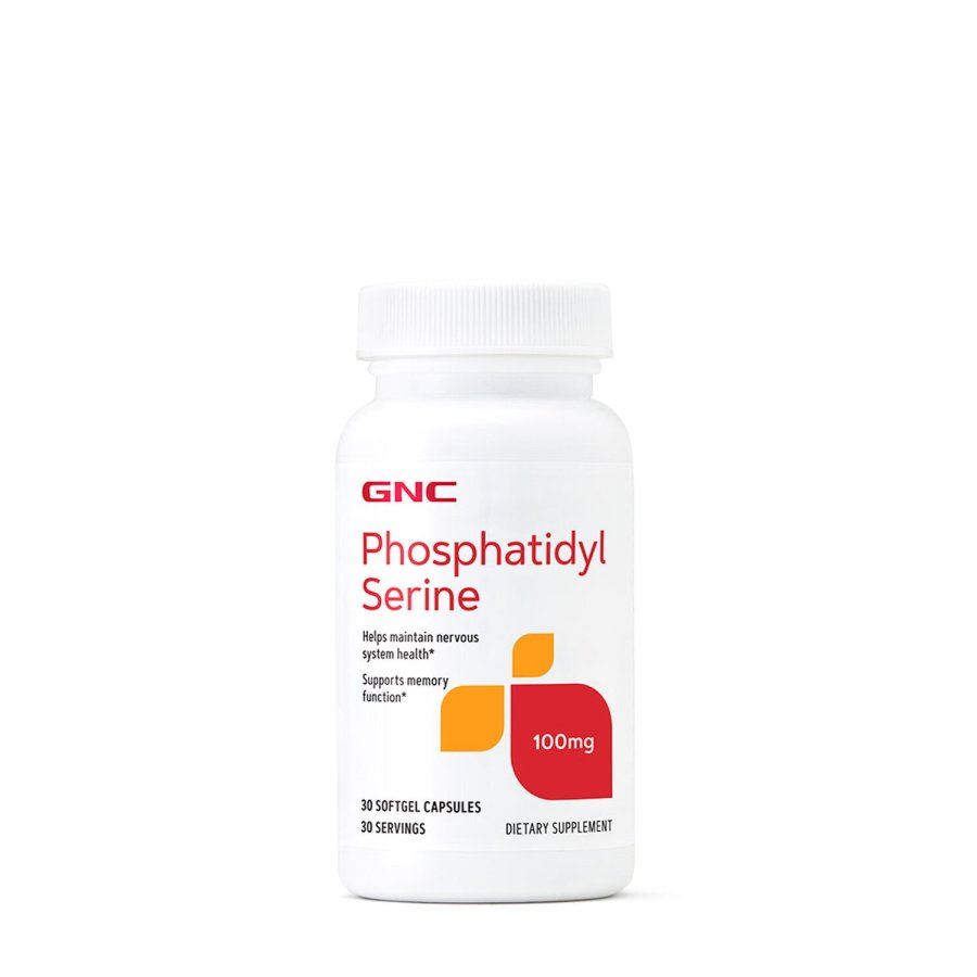 Натуральная добавка GNC Phosphatidyl Serine 100 mg, 30 капсул,  мл, GNC. Hатуральные продукты. Поддержание здоровья 
