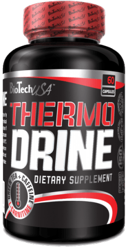 Thermo Drine, 60 pcs, BioTech. L-carnitine. Weight Loss General Health Detoxification Stress resistance Lowering cholesterol Antioxidant properties 