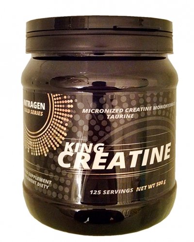 King Creatine, 500 g, Intragen. Creatine monohydrate. Mass Gain Energy & Endurance Strength enhancement 