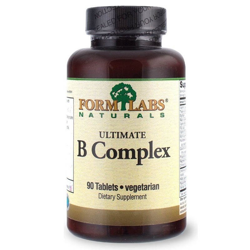 Витамины и минералы Form Labs Ultimate B-complex, 90 капсул,  мл, Fitwell. Витамины и минералы. Поддержание здоровья Укрепление иммунитета 