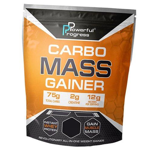 Powerful Progress Гейнер для набора массы Powerful Progress Carbo Mass Gainer 4000 грамм Черничный чизкейк, , 