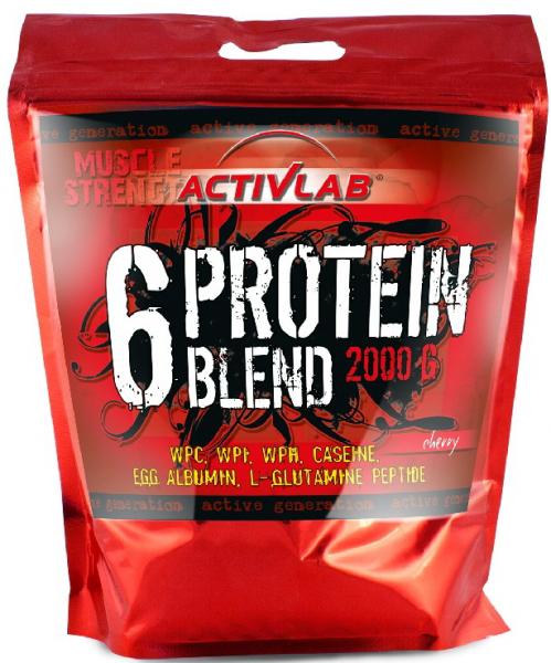 6 Protein Blend, 2000 g, ActivLab. Mezcla de proteínas. 