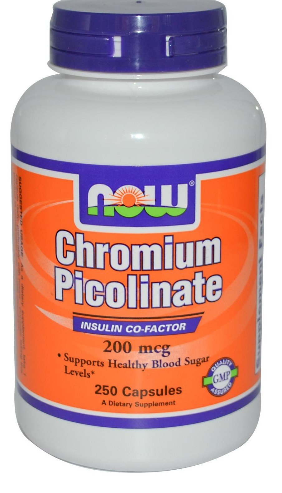Chromium Picolinate, 250 pcs, Now. Chromium picolinate. Weight Loss Glucose metabolism regulation Appetite reducing 