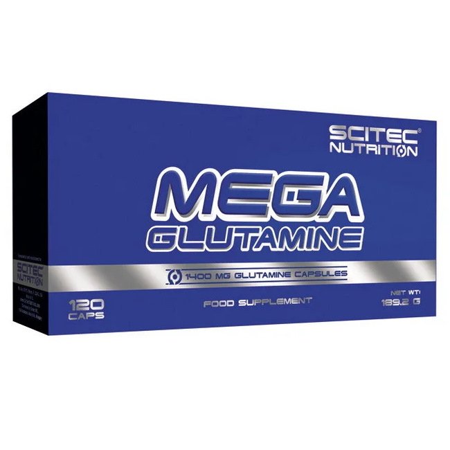 Scitec Nutrition Аминокислота Scitec Mega Glutamine, 120 капсул, , 