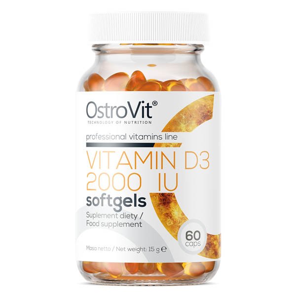 Витамины и минералы OstroVit Vitamin D3 2000 IU, 60 капсул,  ml, OstroVit. Vitamina D. 