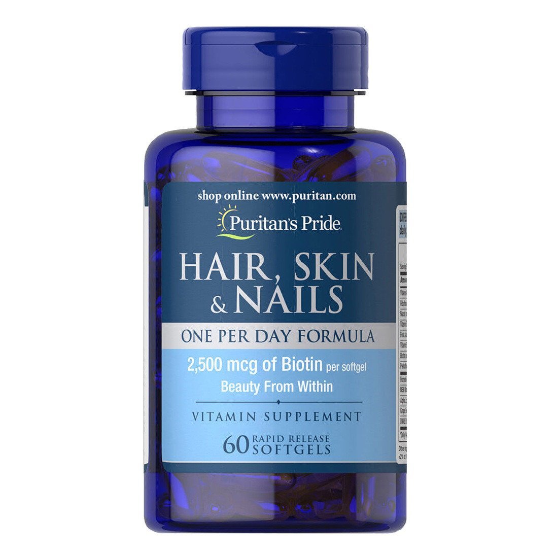Puritan's Pride Puritans Pride  Hair, Skin & Nails Formula 30 шт. / 30 servings, , 30 шт.
