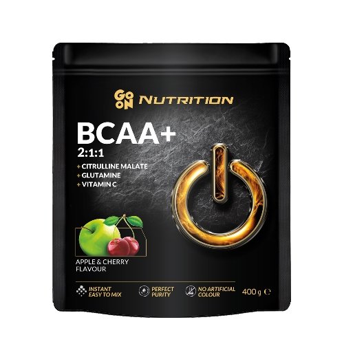 BCAA GoOn BCAA, 400 грамм Вишня-яблоко,  ml, Go On Nutrition. BCAA. Weight Loss recovery Anti-catabolic properties Lean muscle mass 