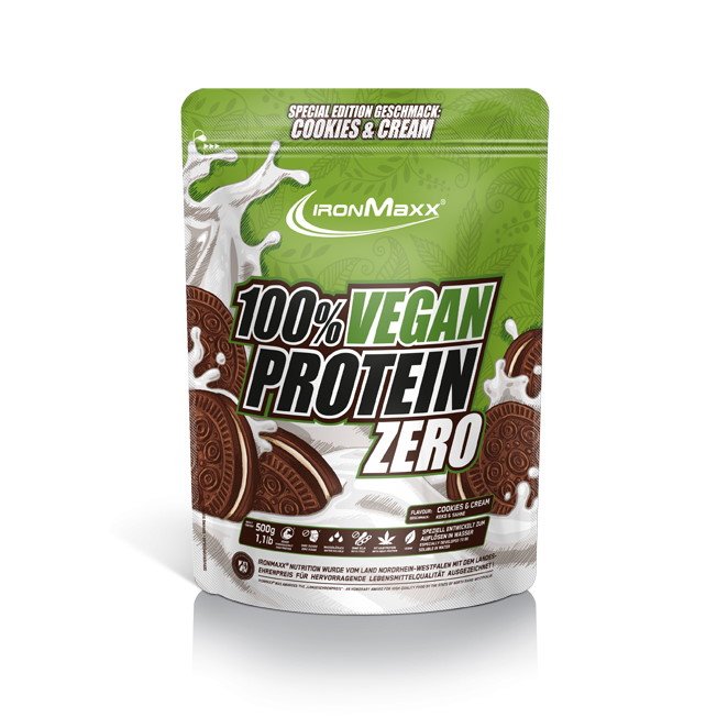 IronMaxx Протеин IronMaxx 100% Vegan Protein, 500 грамм Печенье-крем, , 500 грамм