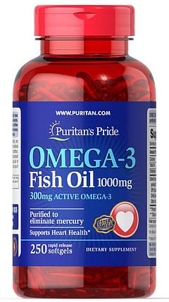 Puritan's Pride Omega 3 Fish Oil 1000 mg Puritan's Pride 250 Softgels (05/22), , 