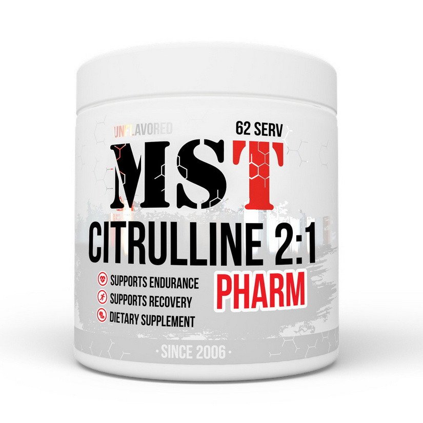 Цитруллин MST Citrulline 2:1 Pharm 250 грамм,  мл, MST Nutrition. Цитруллин. 
