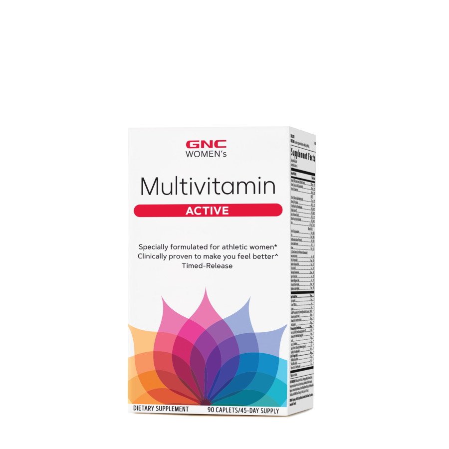 Витамины и минералы GNC Women's Multivitamin Active, 90 каплет,  мл, GNC. Витамины и минералы. Поддержание здоровья Укрепление иммунитета 