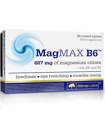 MagMax B6, 50 pcs, Olimp Labs. Vitamin Mineral Complex. General Health Immunity enhancement 