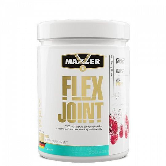 Для суставов и связок Maxler Flex Joint, 360 грамм Малина,  мл, Maxler. Хондропротекторы. Поддержание здоровья Укрепление суставов и связок 