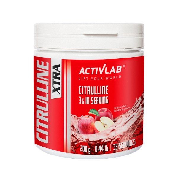 Аминокислота Activlab Citrulline Xtra, 200 грамм Яблоко,  ml, ActivLab. Amino Acids. 