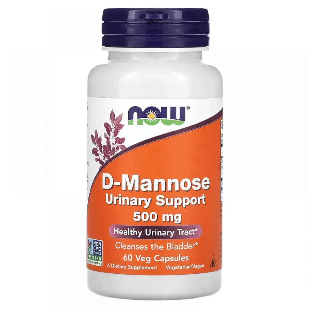 Now NOW Foods D-Mannose 500 mg 60 VCaps, , 