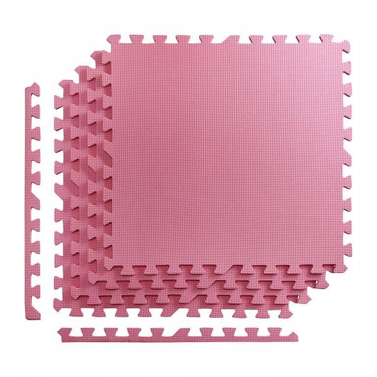 4FIZJO Мат-пазл (ласточкин хвіст) 4FIZJO Mat Puzzle EVA 120 x 120 x 1 cм 4FJ0079 Pink, , 