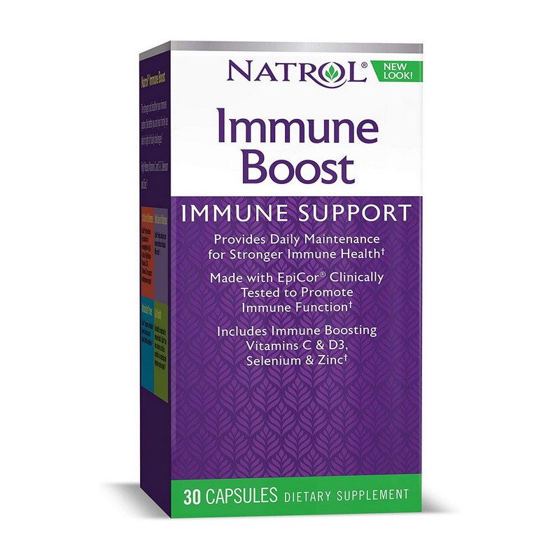 Поддержка Иммунитета Natrol Immune Boost 30 капсул,  мл, Natrol. Витаминно-минеральный комплекс. Поддержание здоровья Укрепление иммунитета 