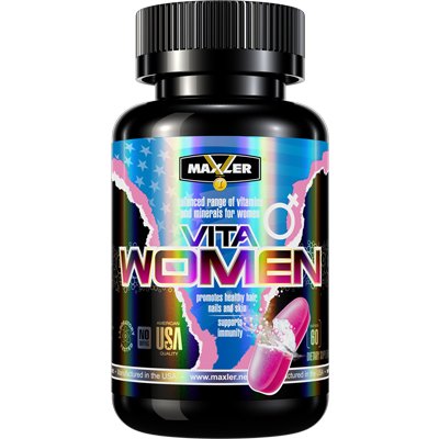 Vita Women, 60 pcs, Maxler. Vitamin Mineral Complex. General Health Immunity enhancement 