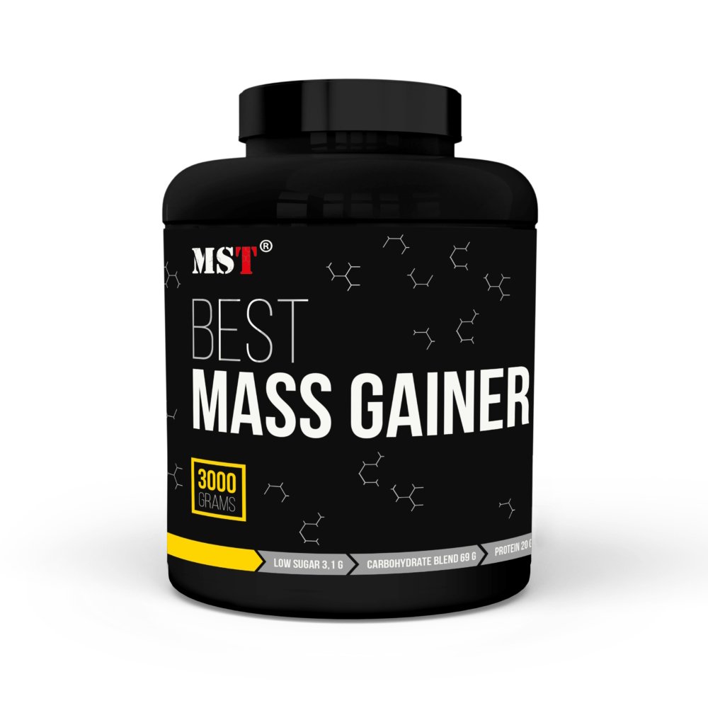 Гейнер MST Best Mass Gainer, 3 кг Ваниль,  мл, MST Nutrition. Гейнер. Набор массы Энергия и выносливость Восстановление 