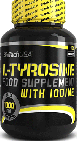 L-Tyrosine, 100 шт, BioTech. Аминокислотные комплексы. 