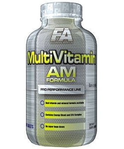 MultiVitamin AM Formula, 90 piezas, Fitness Authority. Complejos vitaminas y minerales. General Health Immunity enhancement 