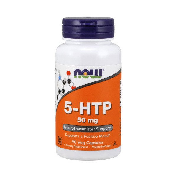 5-гидрокситриптофан Now Foods 5-HTP 50 мг (90 капсул) нау фудс,  мл, Now. 5-HTP. 