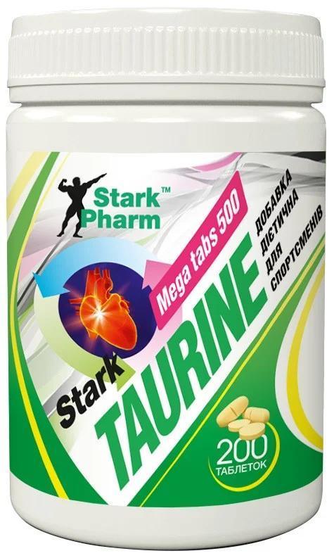 Таурин 500 мг Starkpharm 200 tabs,  ml, Stark Pharm. Amino Acids. 