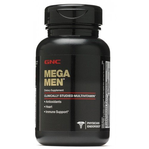 Витамины и минералы GNC Mega Men, 28 каплет,  ml, GNC. Vitamins and minerals. General Health Immunity enhancement 