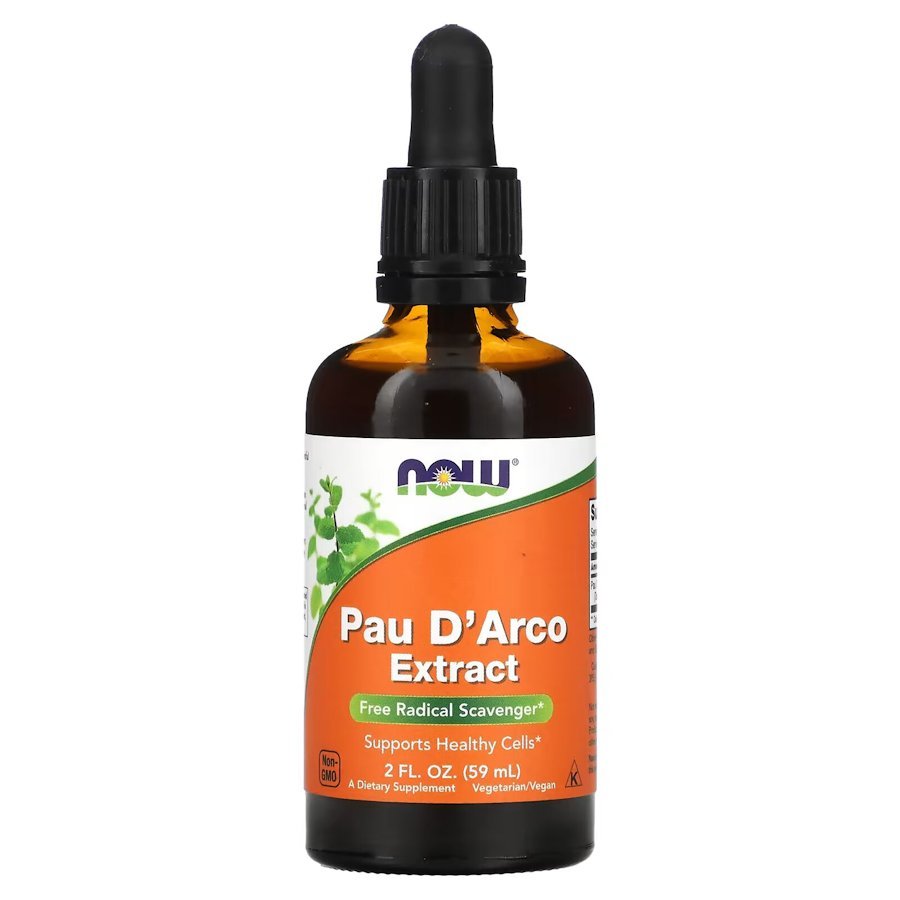 Натуральная добавка NOW Pau D'Arco Extract, 59 мл,  мл, Now. Hатуральные продукты. Поддержание здоровья 