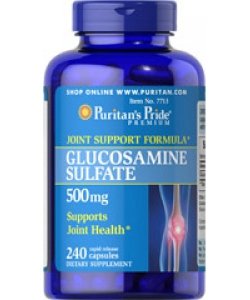 Puritan's Pride Glucosamine Sulfate 500 mg, , 240 pcs