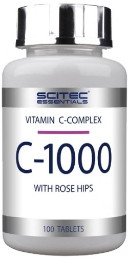 Scitec Essentials C-1000, 100 шт, Scitec Nutrition. Витамин B. Поддержание здоровья 