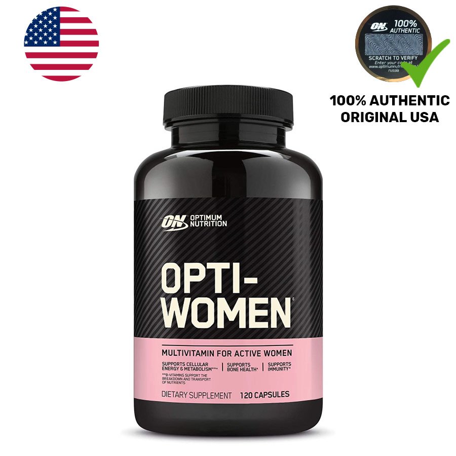 Витамины и минералы Optimum Opti-Women, 120 капсул, СРОК 01.23,  мл, Optimum Nutrition. Витамины и минералы. Поддержание здоровья Укрепление иммунитета 