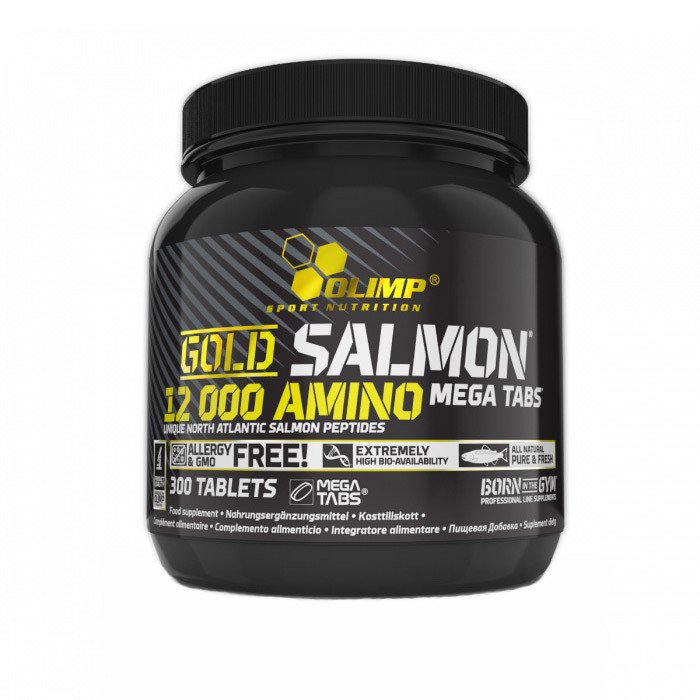 Olimp Labs Рыбий жир лосося Olimp Gold Salmon 12000 Amino 300 таблеток, , 