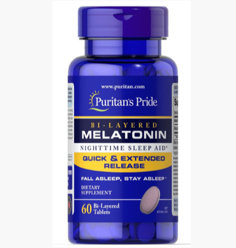 Мелатонін Puritan's Pride Melatonin 10 mg 60 caps,  ml, Puritan's Pride. Melatoninum. Improving sleep recuperación Immunity enhancement General Health 