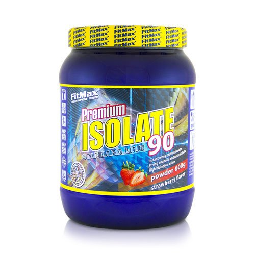 FitMax Premium Isolate 90 600 г Клубника,  ml, FitMax. Whey Isolate. Lean muscle mass Weight Loss recovery Anti-catabolic properties 