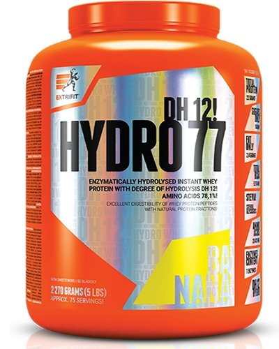 Hydro 77 DH 12, 2270 g, EXTRIFIT. Whey hydrolyzate. Lean muscle mass Weight Loss recovery Anti-catabolic properties 