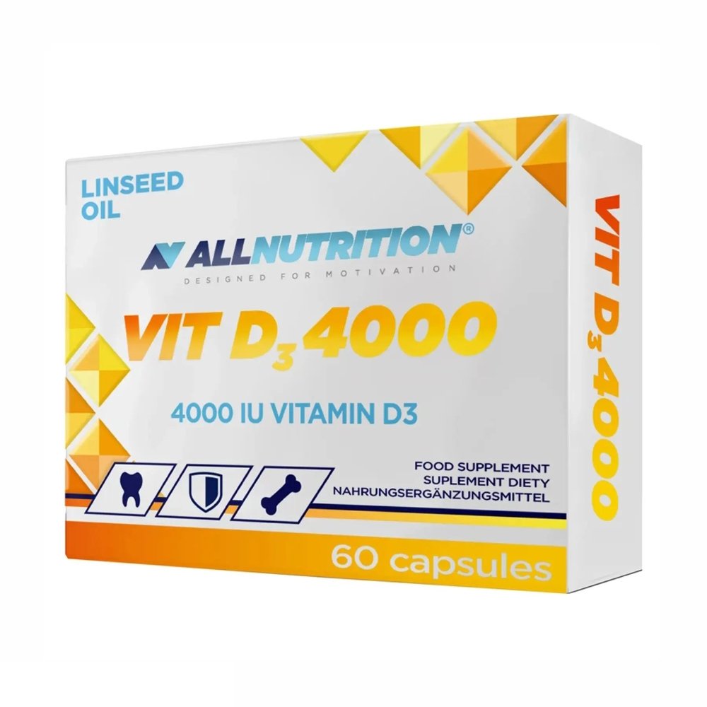 AllNutrition Витамины и минералы AllNutrition Vitamin D3 4000, 60 капсул, , 
