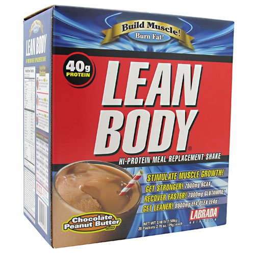 Lean Body MRP, 20 piezas, Labrada. Sustitución de comidas. 