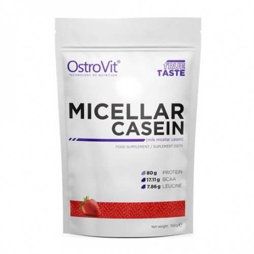 OstroVit Протеин OstroVit Micellar Casein, 700 грамм Клубника, , 700  грамм